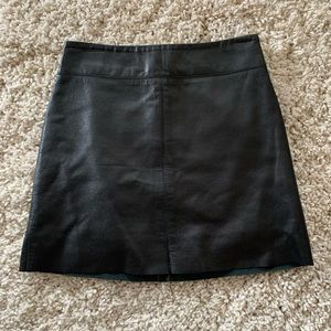 BCBG MAx Azria leather mini skirt , size 0